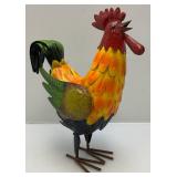 12 1/4" Metal Rooster Lawn Ornament