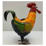 12 1/4" Metal Rooster Lawn Ornament