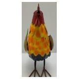 12 1/4" Metal Rooster Lawn Ornament