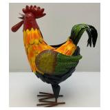12 1/4" Metal Rooster Lawn Ornament