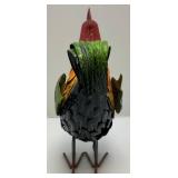 12 1/4" Metal Rooster Lawn Ornament