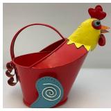 9 3/4" Tall Rooster Watering Pail (VERY COOL)