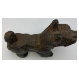 Vintage Scottie Dog Chalkware Piece 12" L x 9 1/2" H x 3 1/2" W