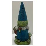 Vintage Garden Gnomes 13" & 7 1/2" = Bottom Broke