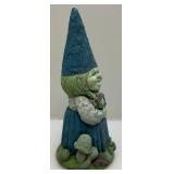 Vintage Garden Gnomes 13" & 7 1/2" = Bottom Broke