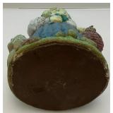 Vintage Garden Gnomes 13" & 7 1/2" = Bottom Broke