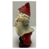 Vintage Garden Gnomes 13" & 7 1/2" = Bottom Broke