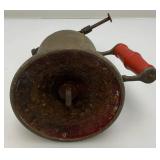 Antique Torch & Large Asain Style Metal Pot