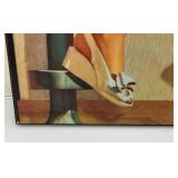 Pressed Wood Coca-Cola Sign 15 3/4" x 19 3/4"