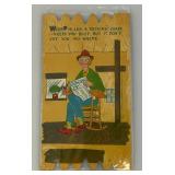 Vintage Komic Postcards & Emergency Hairloss Repair Kit