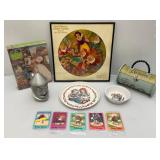 Vintage Collectibles Including Disney SNOW WHITE Album, Raggedy Ann & Andy Plates & More