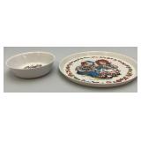 Vintage Collectibles Including Disney SNOW WHITE Album, Raggedy Ann & Andy Plates & More