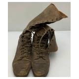 Antique Victorian Era High Top Leather Boots Size?