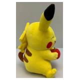 Tomy 11" Pokemon Pikachu Holding Apple Plush & Poke Ball 5"