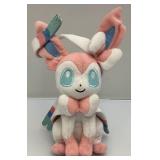 Tomy Pokemon Evolution Pink Sylveon Eevee Plushie 9" And 5" Poke Ball