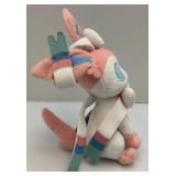 Tomy Pokemon Evolution Pink Sylveon Eevee Plushie 9" And 5" Poke Ball