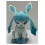 Tomy Pokemon Glaceon Nintendo Takara Plushie 9" And 5" Poke Ball