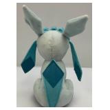 Tomy Pokemon Glaceon Nintendo Takara Plushie 9" And 5" Poke Ball