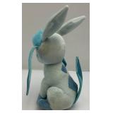 Tomy Pokemon Glaceon Nintendo Takara Plushie 9" And 5" Poke Ball