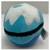 Tomy Pokemon Glaceon Nintendo Takara Plushie 9" And 5" Poke Ball