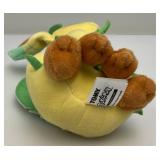 Tomy Pokemon Leafon 8"  Plushie And 5" Poke Ball