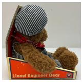 Exclusive Lionel Train Engineer GUND Stuffed Treddy Bear In Original Box (New Old Stock)