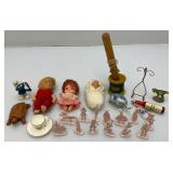 Misc. Vintage Miniature Collectibles Including Cracker Jack & More