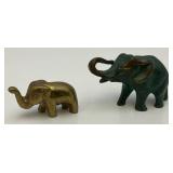 Vintage Misc. Miniature Collectibles Including Pewter/Brass Figurines, Clock & Music Box (Works)