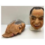 Vintage Nixon & Colin Powell Masks