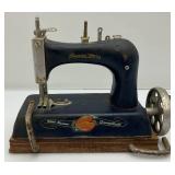 Vintage Miniature Cast Metal Artcraft Junior Miss Kids Sewing Machine 10" L x 7" H x 4 1/2" W