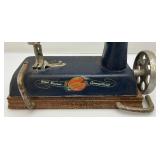 Vintage Miniature Cast Metal Artcraft Junior Miss Kids Sewing Machine 10" L x 7" H x 4 1/2" W