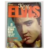 Vintage Elvis Presley Magazines And Pen In Guitar Holder