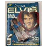 Vintage Elvis Presley Magazines And Pen In Guitar Holder