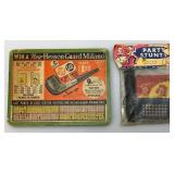 Vintage Misc. Punch Games Including Camel Advertising/Hesson Pipe & More