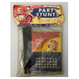 Vintage Misc. Punch Games Including Camel Advertising/Hesson Pipe & More