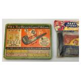 Vintage Misc. Punch Games Including Camel Advertising/Hesson Pipe & More