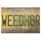 Set Of 1977 Minnesota License Plates Never Used & Vintage Weed H8R Plate
