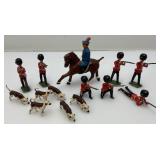 Vintage Metal Soldiers & Hound Dogs