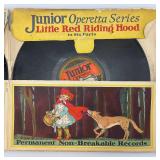 1923 "Little Red Riding Hood" A Junior Operetta Records In Original Pack (Records Have Cracks But Not Cracked Through)