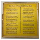 1923 "Little Red Riding Hood" A Junior Operetta Records In Original Pack (Records Have Cracks But Not Cracked Through)