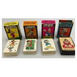 Vintage Disney Russell Miniature Card Games Vol. 1 - 6 And Old Maid Vol. 1 In Original Boxes (VERY COOL)