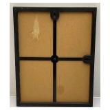 Very Old (HOWDY DOODY)  Cardboard Puppet With Moveable Arms Framed Behind Glass 14  3/4"