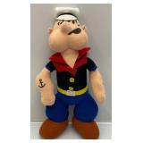 Vintage 13" & 15" POPEYE The Sailor Man Plush Figures