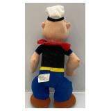 Vintage 13" & 15" POPEYE The Sailor Man Plush Figures