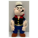 Vintage 13" & 15" POPEYE The Sailor Man Plush Figures