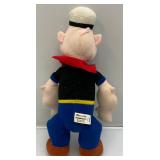 Vintage 13" & 15" POPEYE The Sailor Man Plush Figures