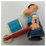 Vintage POPEYE Collectibles Including Candy Holder & More