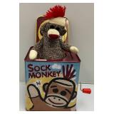 1967 Dr. Doolittle Jack In A Box (Crank Needs Repair) & Sock Monkey Jack In The Box (WORKS)