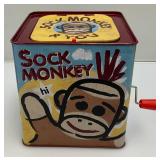 1967 Dr. Doolittle Jack In A Box (Crank Needs Repair) & Sock Monkey Jack In The Box (WORKS)