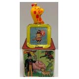 1967 Dr. Doolittle Jack In A Box (Crank Needs Repair) & Sock Monkey Jack In The Box (WORKS)